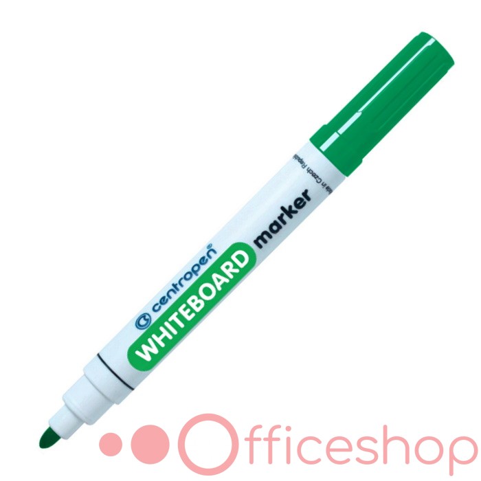 Marker pentru Whiteboard Centropen, 2.5 mm, verde, 8559V (10)